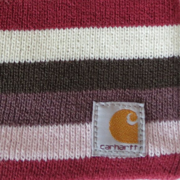 Carhartt Beanie Lingonberry Stripes main image 6
